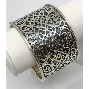 Silpada Sterling Silver Intricate Filigree Cuff